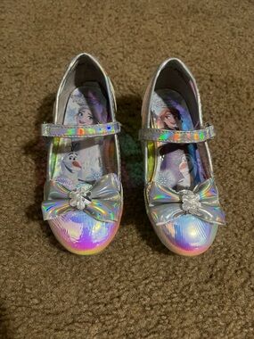 Holographic Silver Frozen Disney Shoes